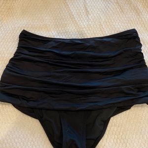 Lascana black high waist swim bottoms. Size  M. Tag cut but never worn